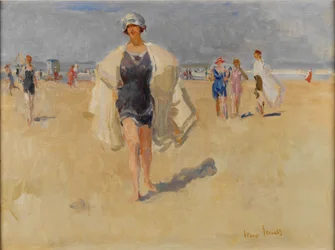 Lady on the Beach at Viareggio