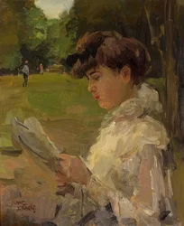 Reading Girl. Around 1906