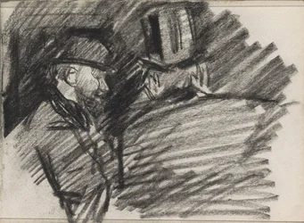 Two men with hats