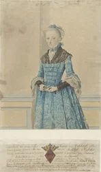 Portrait of Maria van IJsseldijk, Standing Knee-Length