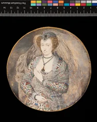 Miniature. Unknown Lady. Lucy Harington, Countess of Bedford, c.1605