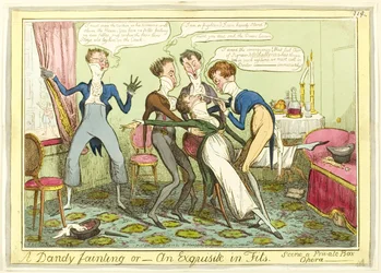 A Dandy Fainting