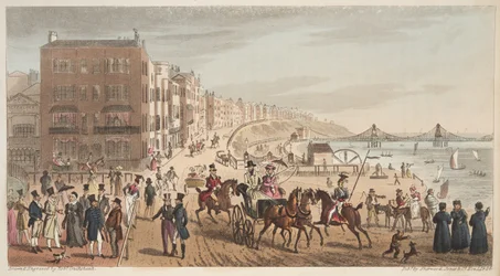 Characters on the Steyne, Brighton, from The English Spy