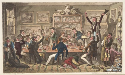 Oxford Transports, or University Exiles, from The English Spy