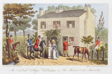 The Oakland Cottages, Cheltenham, or Fox Hunters and their Favourites, from 