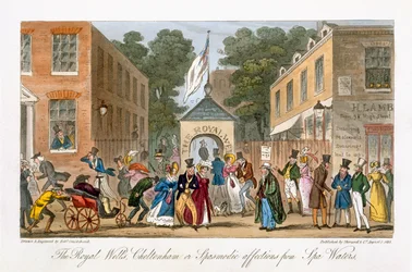 The Royal Wells, Cheltenham or Spasmodic affections from Spa Waters, from 