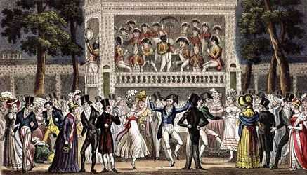 A ball at Vauxhall garden in London c. 1830