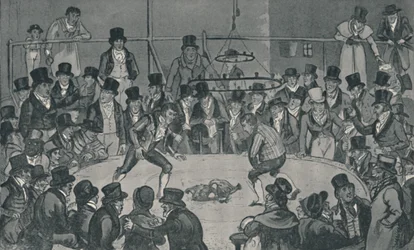 At the Royal Cockpit, 1821