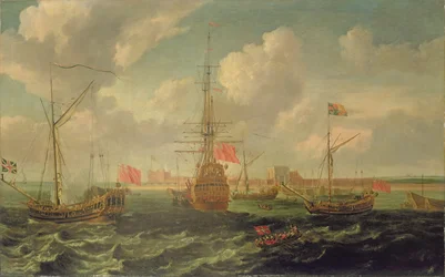 The Royal Yacht off Sheerness