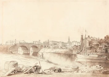 Bridge over the Irwell and Entrance into Manchester