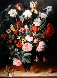 A Still Life of Tulips and Anemones
