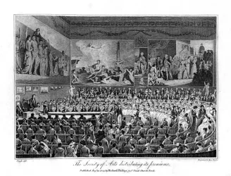 The Society of Arts Distributing Its Premiums