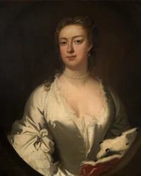 Portrait of a Lady in White and Ermine, 1738