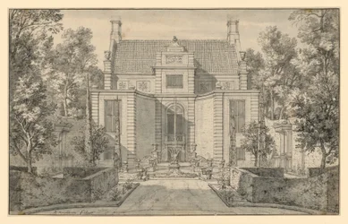 Garden View of a Stately Dutch House