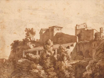 View of Some Houses (Tivoli?)
