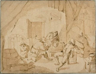 Peasants Drinking