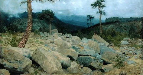 In the Crimean Mountains, 1886