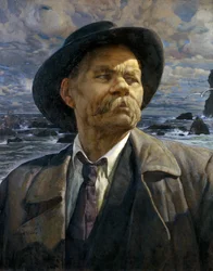 Portrait of the Author Maxim Gorky, 1936