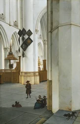 Interior View of the Church of St. Bavo, Haarlem