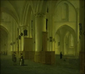 Side-Aisle at St Bavo Church in Haarlem