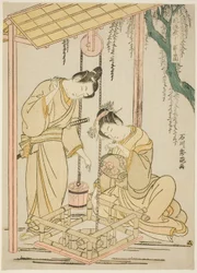 Modern parody of the well-curb episode from 