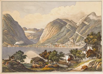 Hallstatt Burial Site, a Collection of 19th Century Watercolours