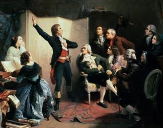 The Poet and Composer Claude Joseph Rouget de Lisle Performing the Marseillaise