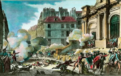 French Revolution: On the 13th of the Year IV; General Bonaparte Had the Guns Brought, the Insurgents Were Fired Upon on the Steps of the Church of Saint Roch in Paris on October 4