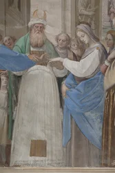 (Detail) The Marriage of the Virgin Mary