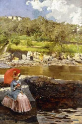 The Red Parasol