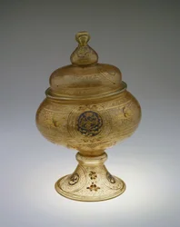 Footed Bowl with Cover