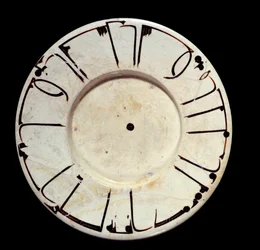 Islamic Art: Large Ceramic Dish from Samarkand in Iran
