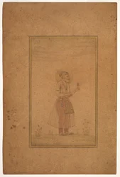 Portrait of Shah Jahan, mid 17th century