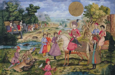 Royal Hunt, from Isfahan, Iran