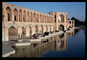 The Khaju Bridge dam, Safavid Period