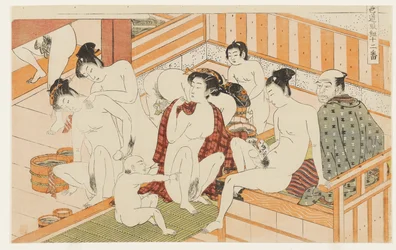 Bath House, No. 12 from Twelve Bouts in the Way of Love (Shikidō torikumi jūniban)