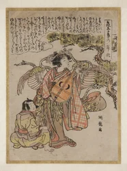 Goddess with Biwa