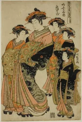 The Sixth Month: Nioteru of the Ogiya, from the series Models for Fashion: New Designs as Fresh as Young Leaves