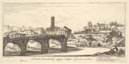 Senatorial Bridge, today called the Ponte Rotto