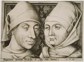 Self-Portrait with His Wife, Ida