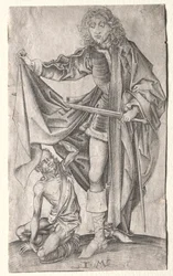 St. Martin Dividing His Cloak for a Beggar