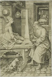 The Organ Player and His Wife
