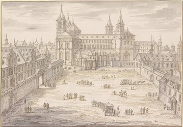 The Cathedral of Speyer and the Episcopal Palace. 1621