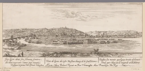 View of Lyon with the Suburb Guillotière (View of Lyon from the Suburb of Guillotière)