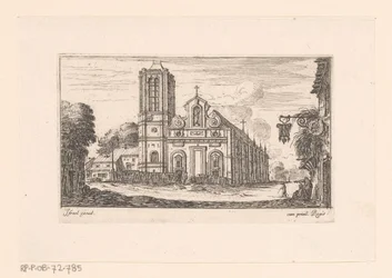 View of the Notre-Dame-des-Vertus (Various Views of Churches, Castles, and Cities)
