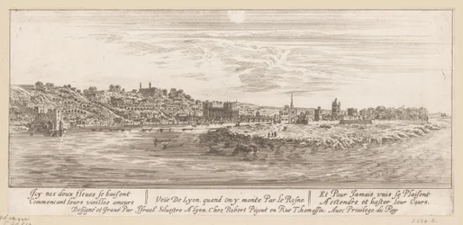 View from the Rhine of Lyon