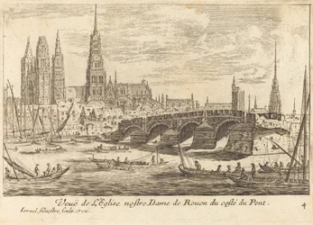 View of the Church of Notre Dame of Rouen