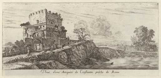 View of an Antiquity of Constantine Near Rome