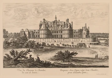 View of the Château de Chambord, from the entrance side, 1678