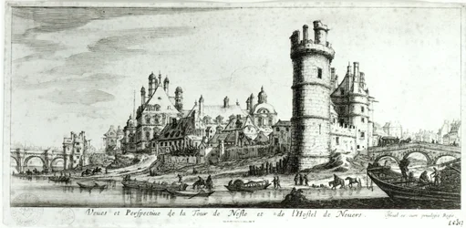 Perspective View of the Tour de Nesle and the Hotel de Nevers